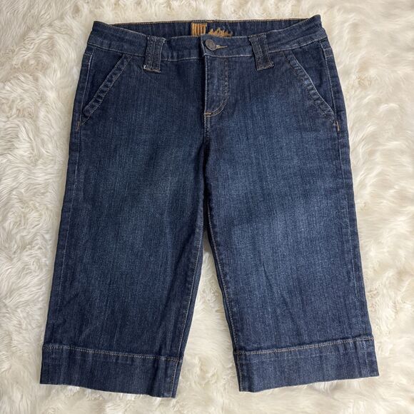 KUT from the Kloth Pants - Kut from the Kloth Bermuda Shorts 6 Blue Long Length Womens Measures 30 x 13